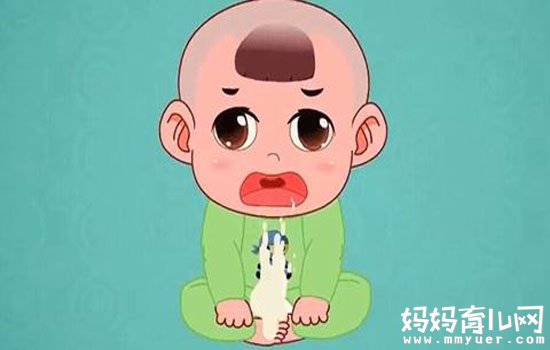焦头烂额了！婴儿吐奶腹泻怎么办 吃这两样准没错