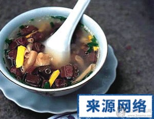 宝宝补血套餐:海带鸭血汤
