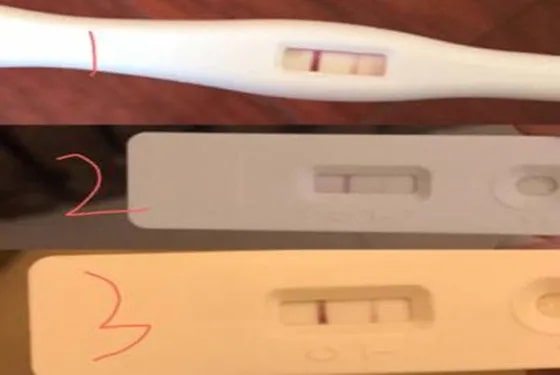 验孕棒一深一浅说明什么图解
