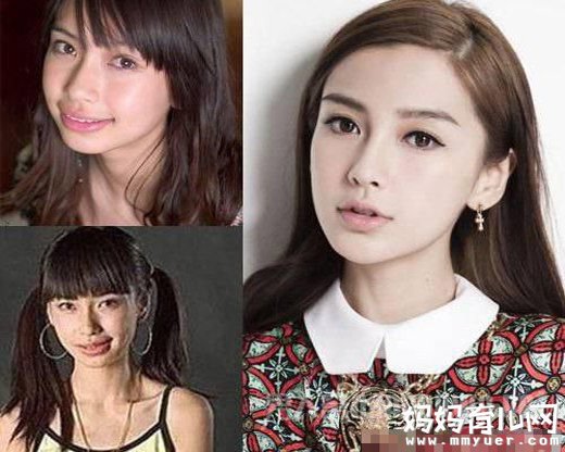angelababy首度承认整容 从路人变为女神的变美历程
