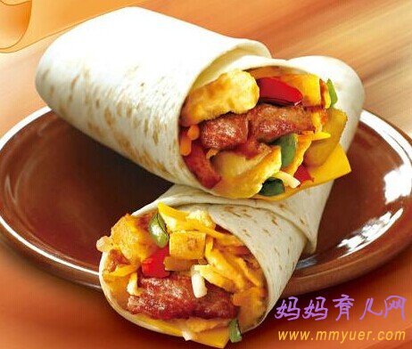 墨西哥鸡肉卷 营养美味胜过肯德基