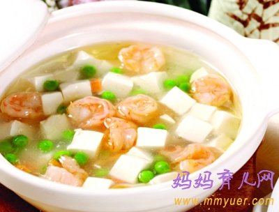 豆腐海藻鲜虾汤 营养又补钙
