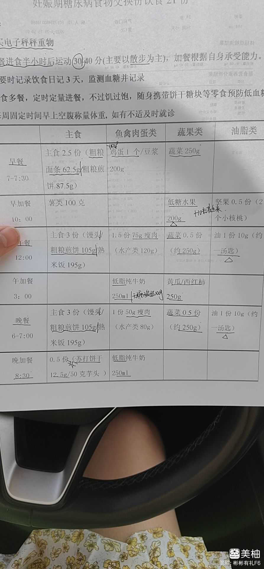 孕期控制血糖的看过来！食谱