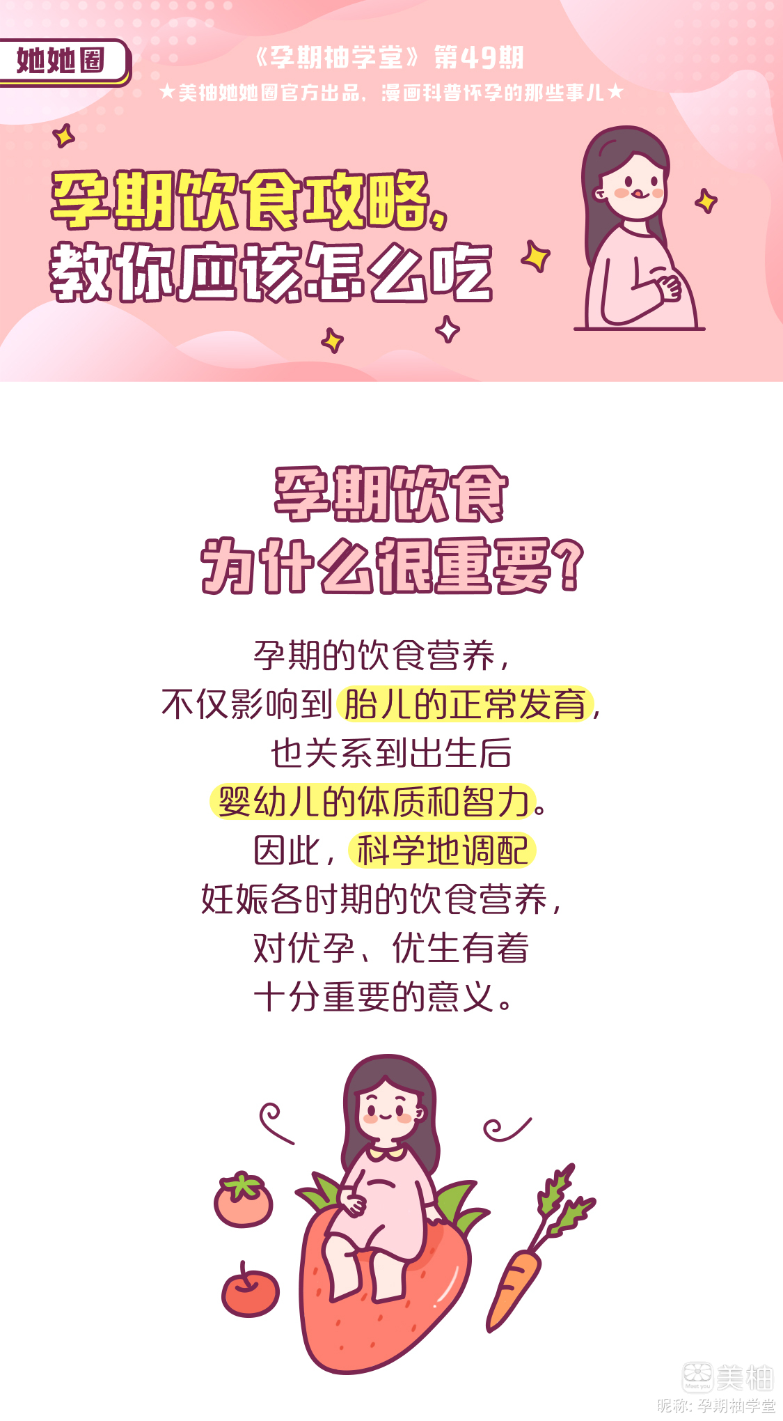 【孕期柚学堂】Vol.49 孕期饮食攻略，教你应该怎么吃
